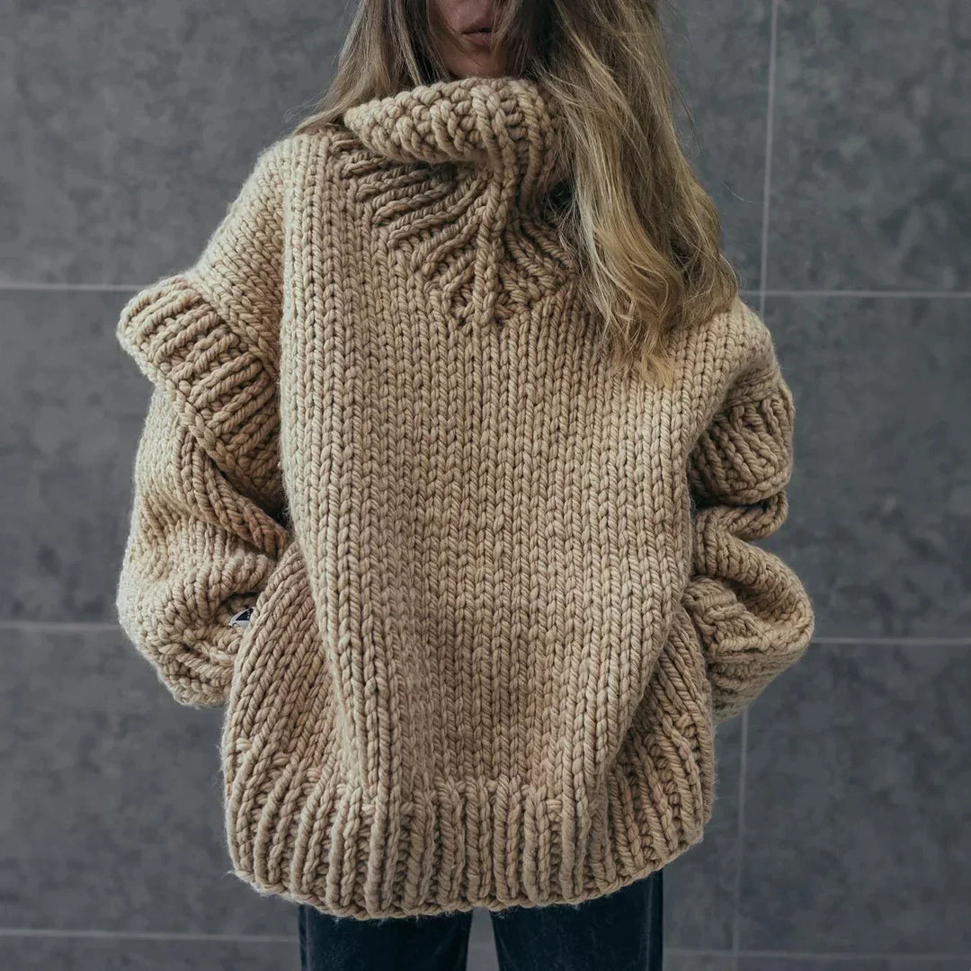 Drune | Oversized Pullover Mit Rollkragen