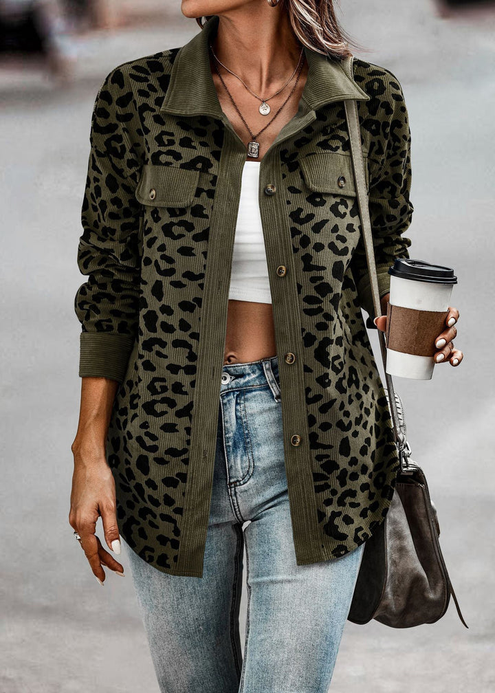 Drune | Gemusterte Luipaard Jacke Stil