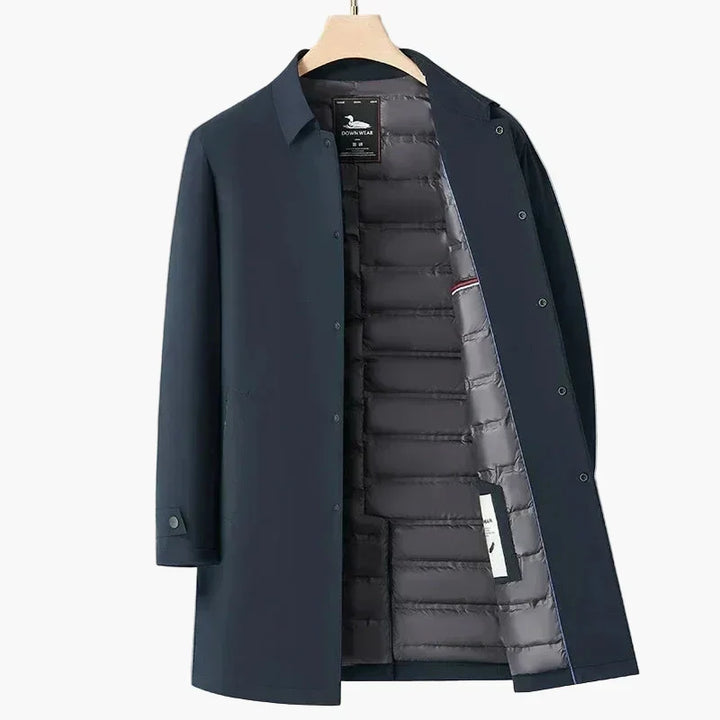 Drune | Übergangsjacke mit Steppfutter - Eleganter Business Mantel für Alltag und Büro