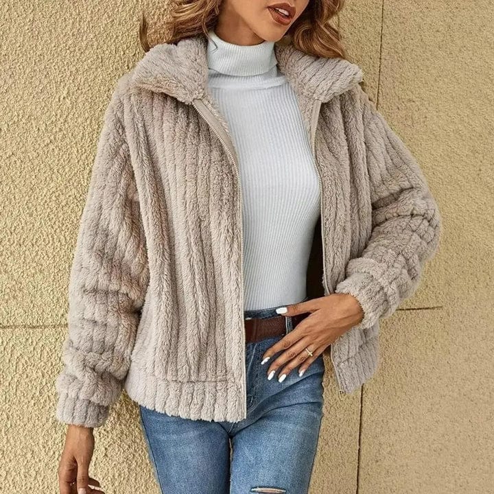 Drune | Gerippte Jacke Schick Moderner Stil Ideal für den Winter