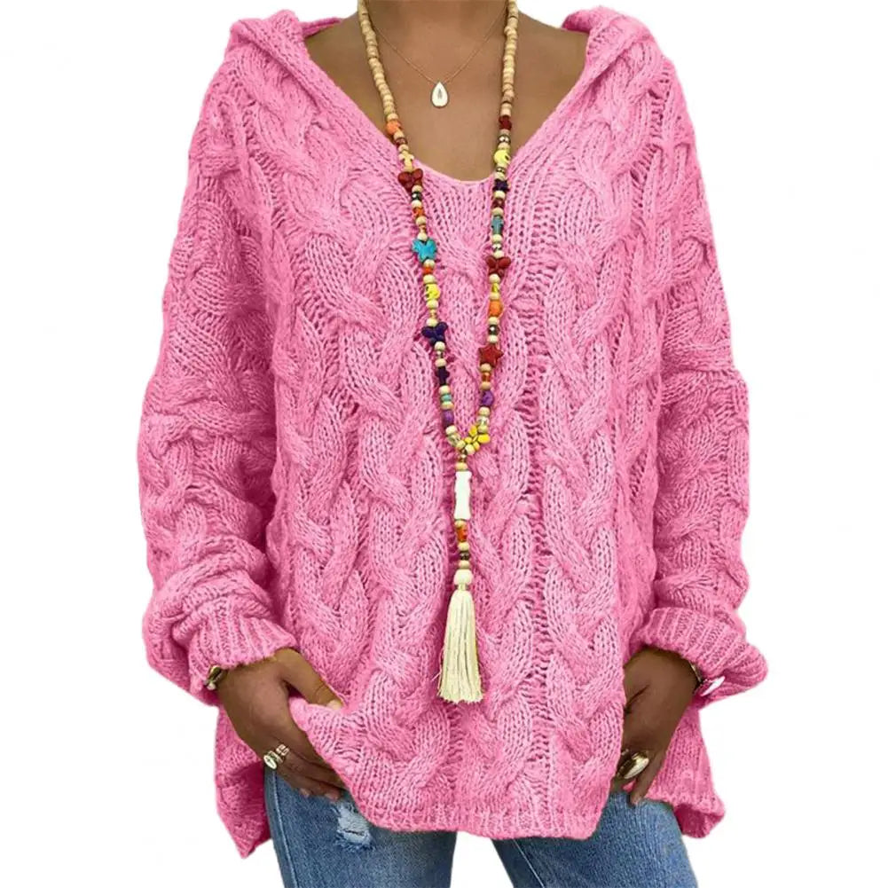 Drune | Stilvoller V-Ausschnitt Kapuzenpullover für Einen Lässigen Look