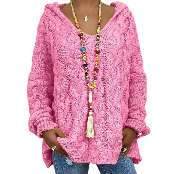 Drune | Stilvoller V-Ausschnitt Kapuzenpullover für Einen Lässigen Look