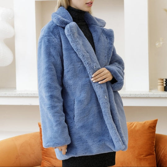 Drune | Damen Oversized Weiches Jackett mit Reverskragen