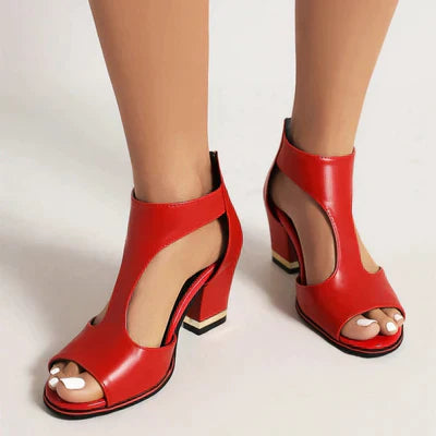 Drune | Sandalen Mit Orthopädischem Absatz