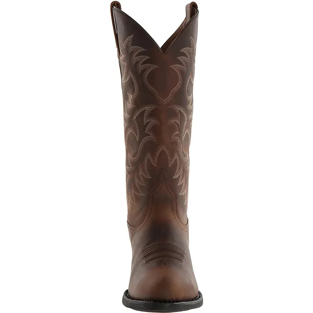 Macho Leather Cowboy Boots