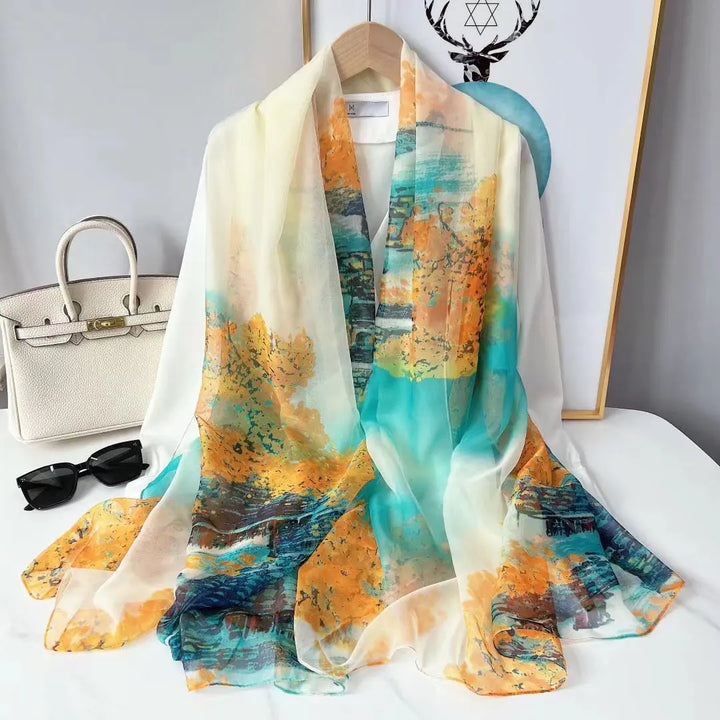 Drune | Seidenschal Mit Elegantem Design Und Weicher Textur Für Kalte Tage Stil