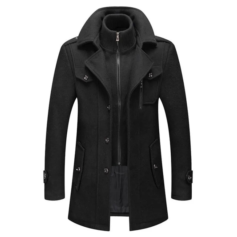 Drune - Eleganter langer Herrenmantel