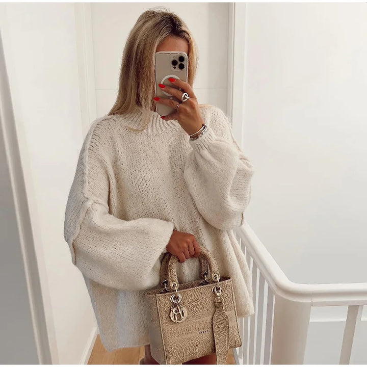 Drune - Flauschiger Oversize Strickpullover