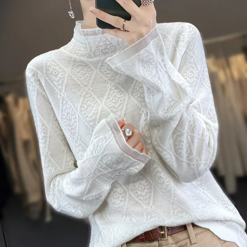 Drune | Kaschmirpullover mit Karomuster