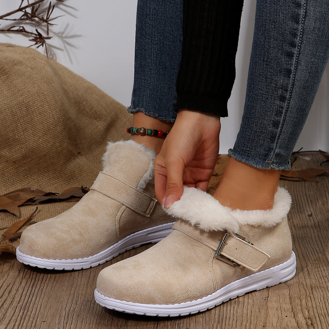 Drune | Fashion Flache Schnee Stiefel