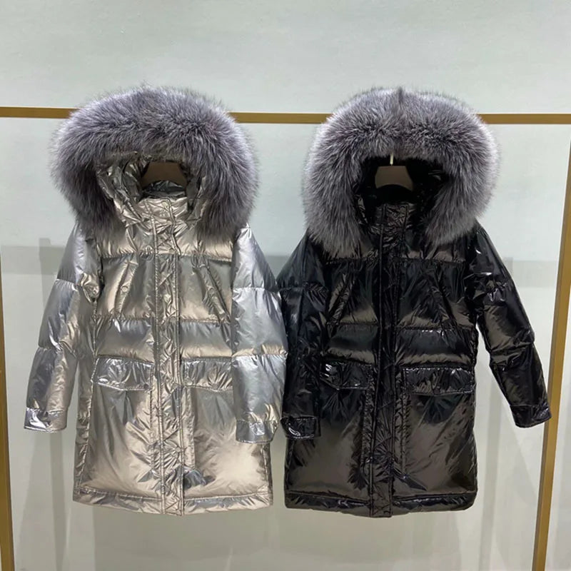 Drune | Oversize-Parka mit Kapuze aus Kunstpelz für Frauen