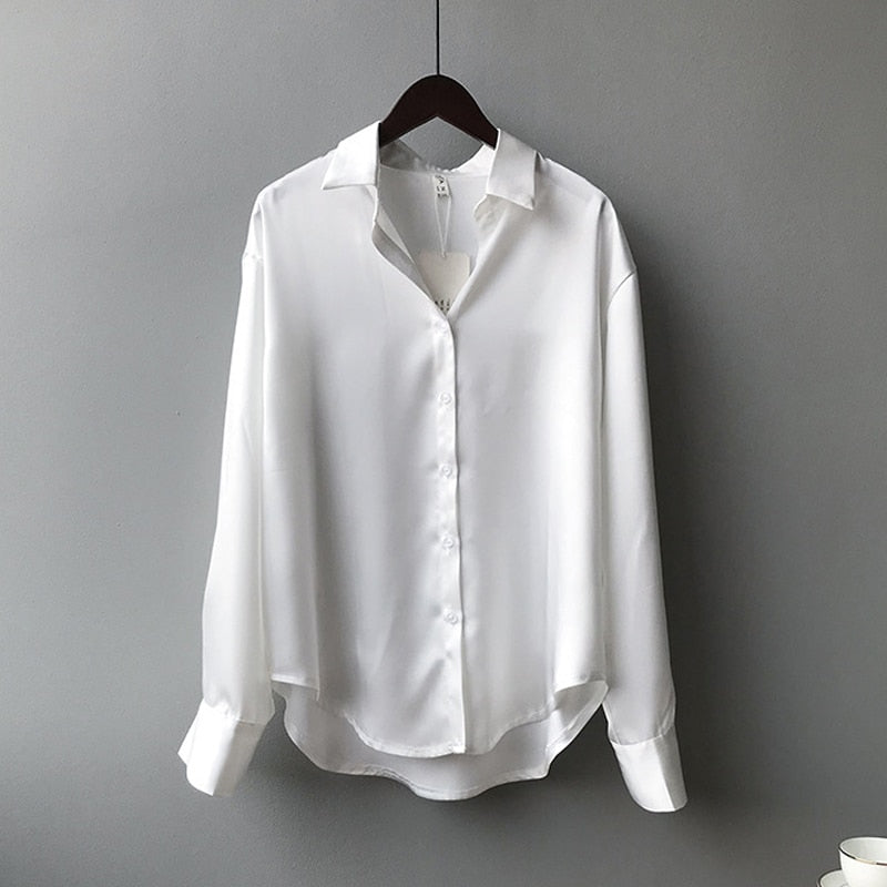Drune | Damenbekleidung Seidenhemd Vintage Bluse
