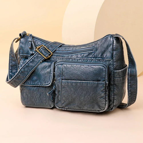 Drune | Jahrgang Luxe Schultertasche mit Mehreren Taschen