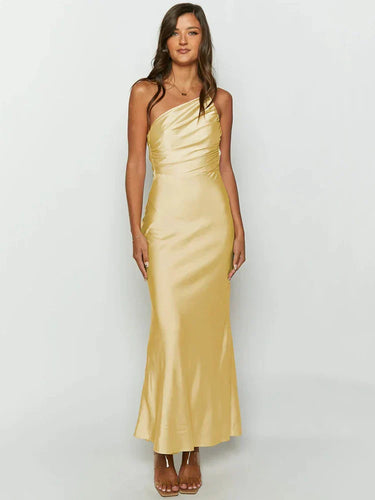 Drune | Elegantes Maxikleid ohne Rücken für einen raffinierten Look