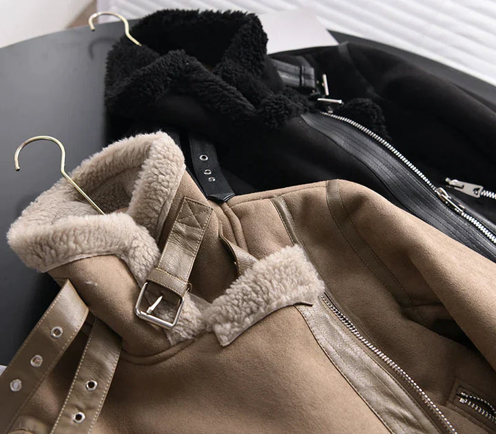 Drune | Spitzenlederjacke für Frauen