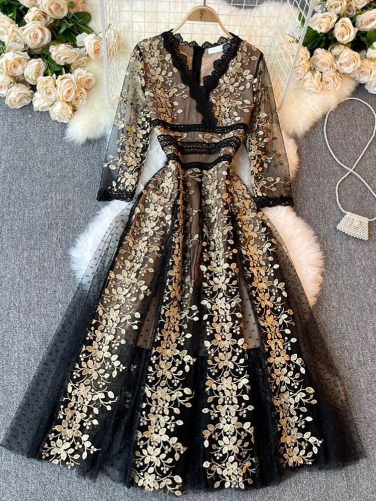 Drune | Glaub an alles Midi Kleid