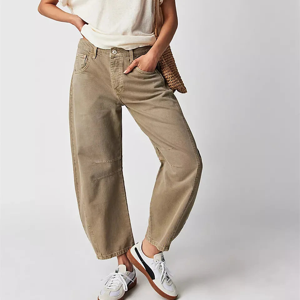 Drune | Hohe Taille Vintage-Jeans für Damen