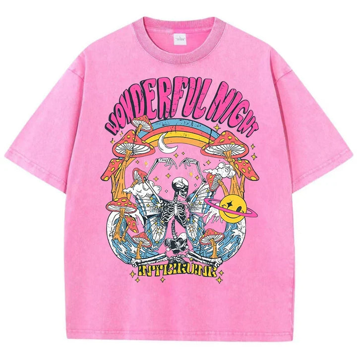 Drune | Baumwoll-T-Shirt mit Druck