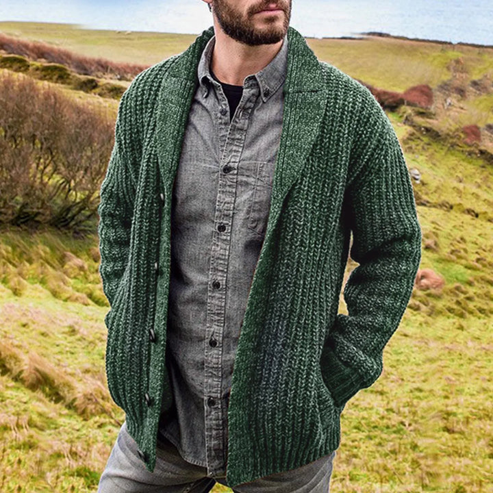 Drune | Klassische Herren Strickjacke Im Retro Stil