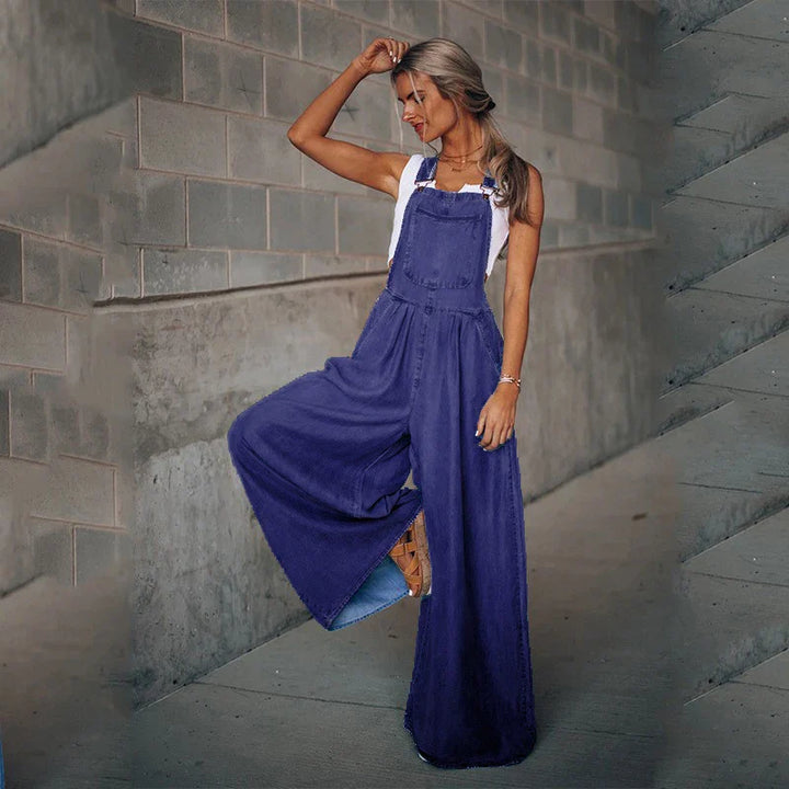Drune | Boho Oversize Denim Latzhose