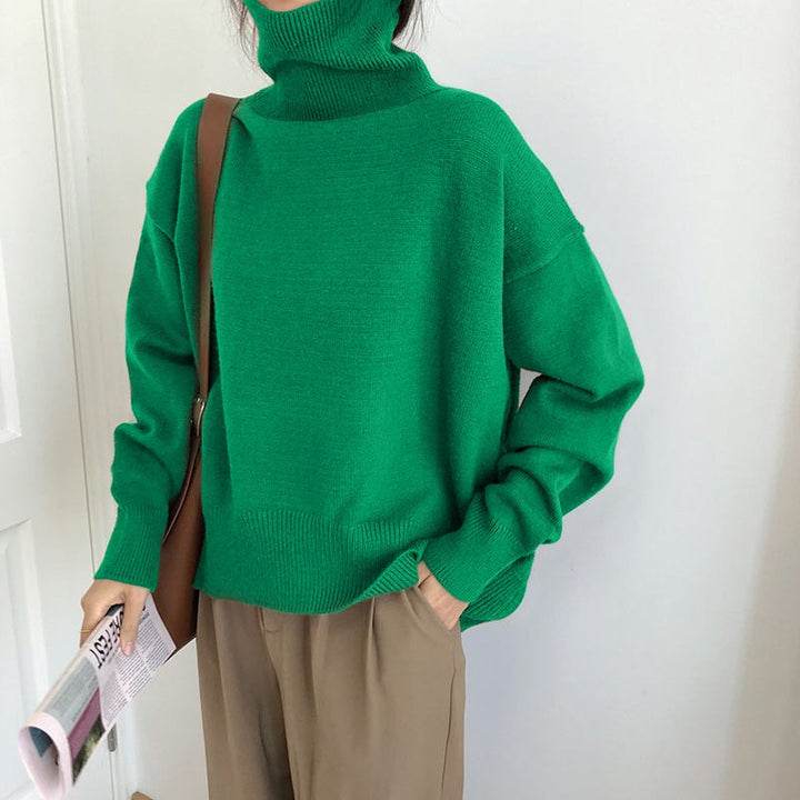 Drune | Stilvolle Herbst Klassische Rollkragenpullover für Frauen