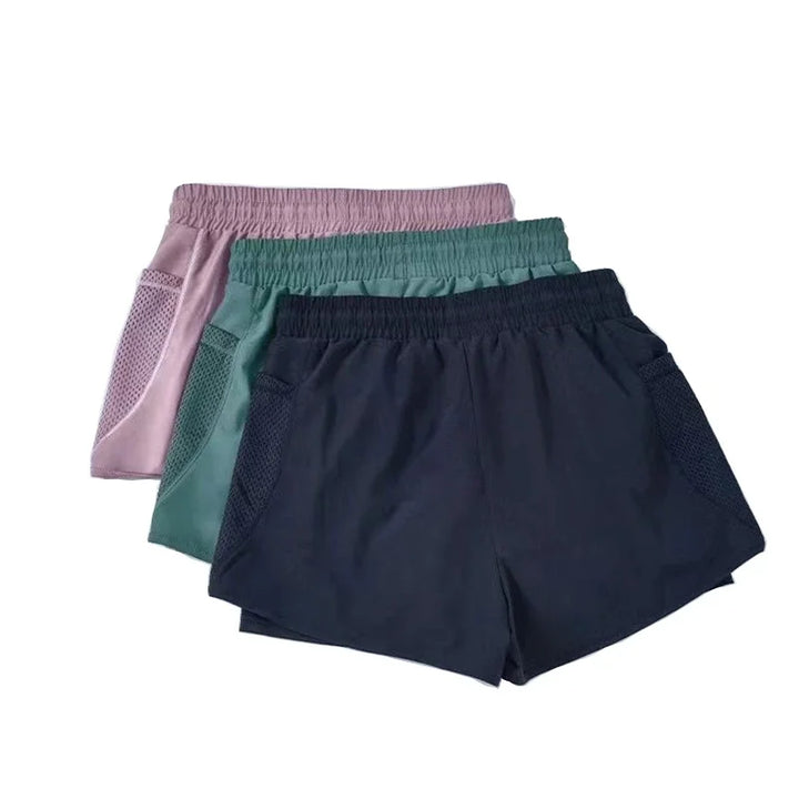 Drune | Hoch Taillierte Sommer Sport Shorts Für Damen