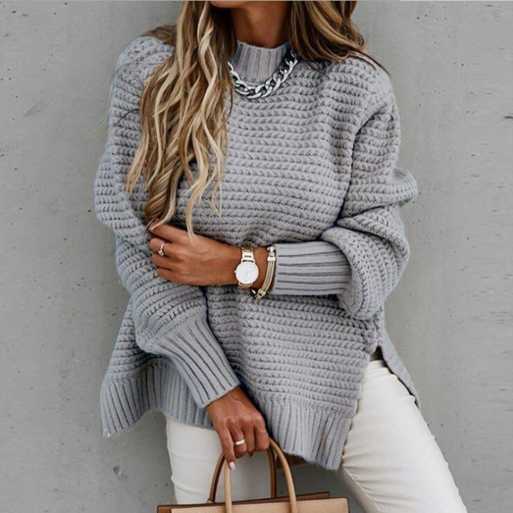 Drune | Strickpullover - Oversized Passform - Rundhalsausschnitt - Lange Ärmel - Weich und Bequem