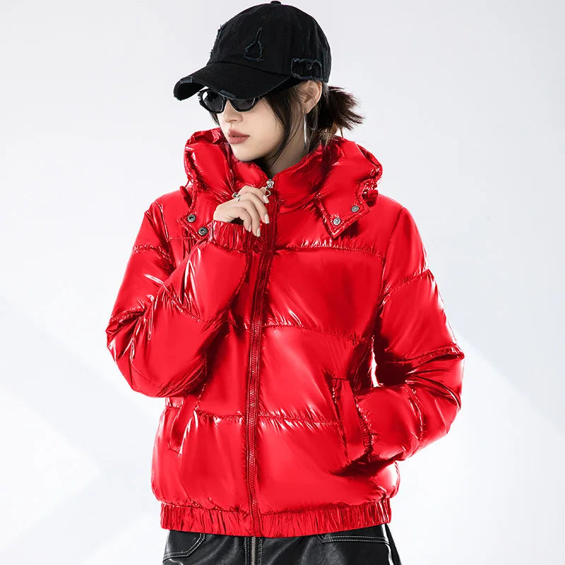 Drune | Leichte Winterjacke mit Kapuze für Frauen