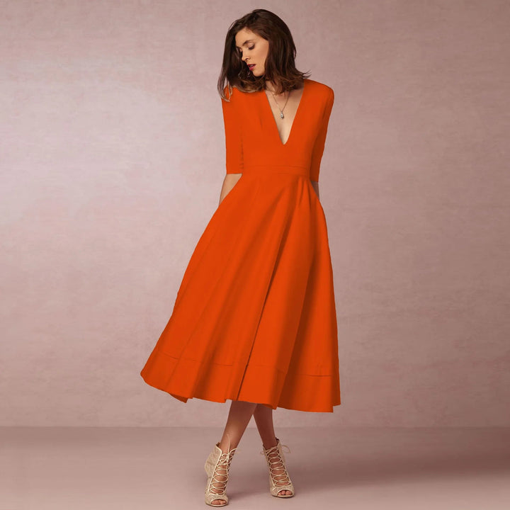 Drune | Elegante Lange Damenkleid