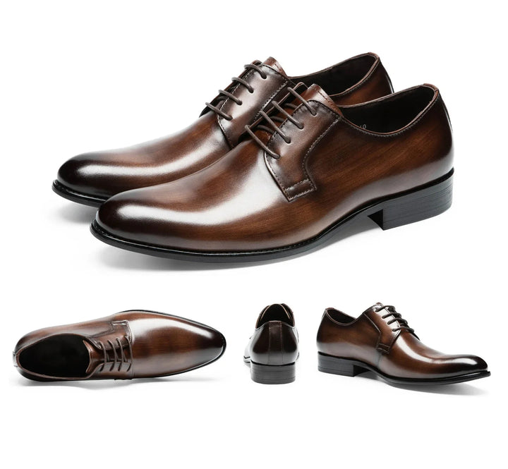 Drune | Schnürschuhe Italiano Derbi Leder Anzugschuhe Herren