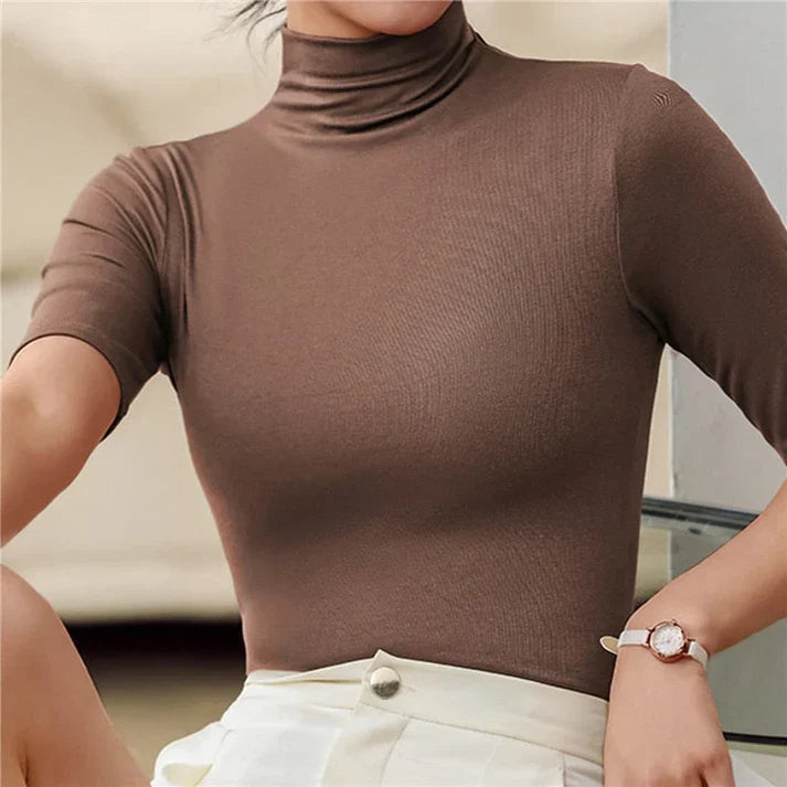 Drune | Ultra-Dünner Nahtloser Rollkragenpullover
