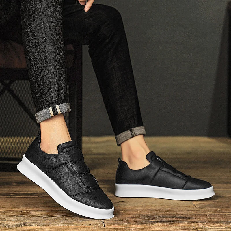 Drune | Moderne Leder-Sneaker mit niedrigem Schaft