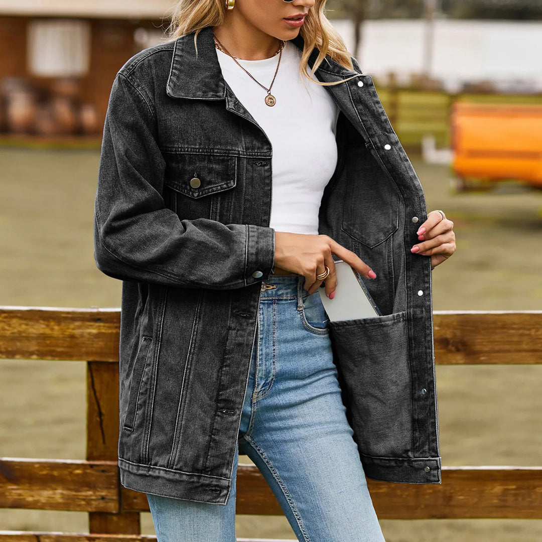 Drune | Klassisch Elegante Jeansjacke