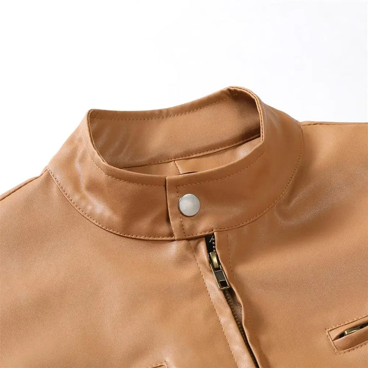 Drune | Zeitlose Lederjacke mit Biker-Flair
