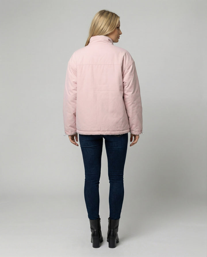 Damen Winterjacke aus Polyester mit Herz-Muster & Wärmender Fütterung | Drune
