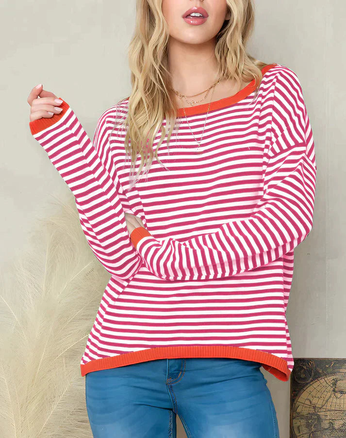 Drune | Gestreifter Pullover