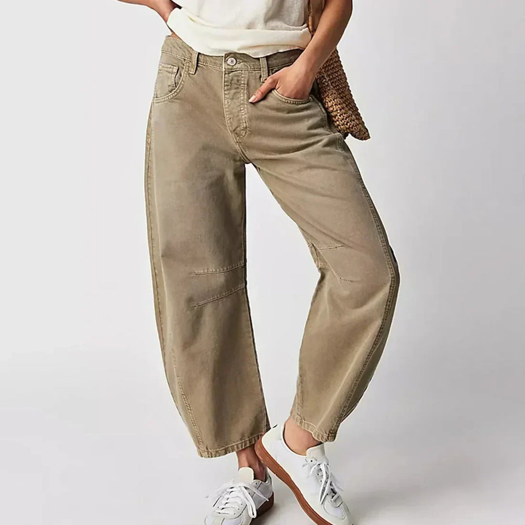 Drune | Mid-Rise Jeans mit Tapered Beinen für Frauen