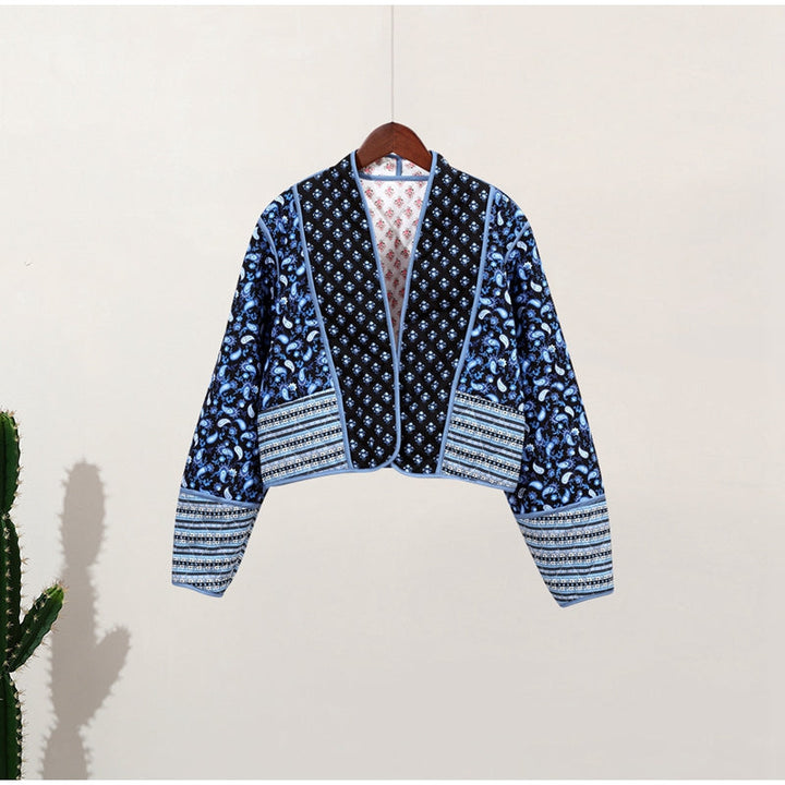 Drune | Damenjacke mit Blumenmuster