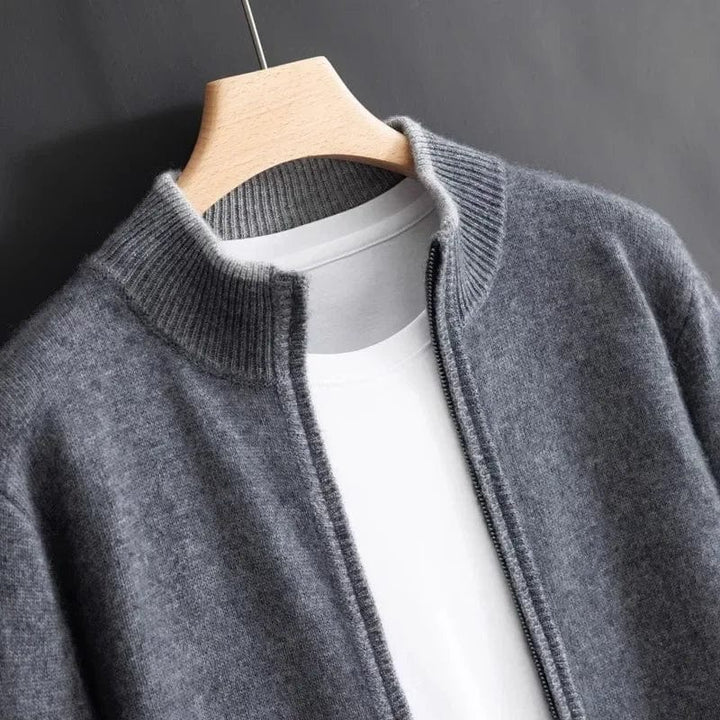 Drune | Bequeme Strickjacke Herren mit Reißverschluss für Alltag und Anlässe