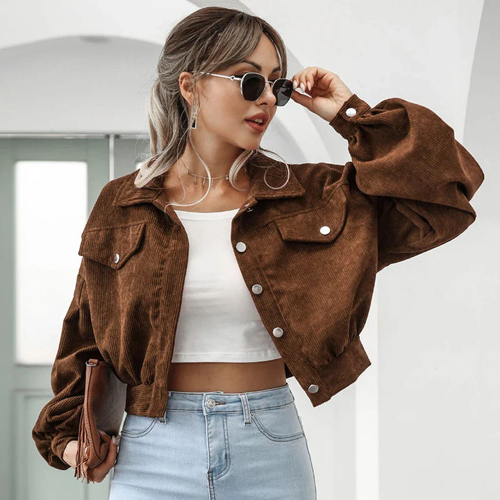 Drune | Cord Jacke für Damen - Lässig