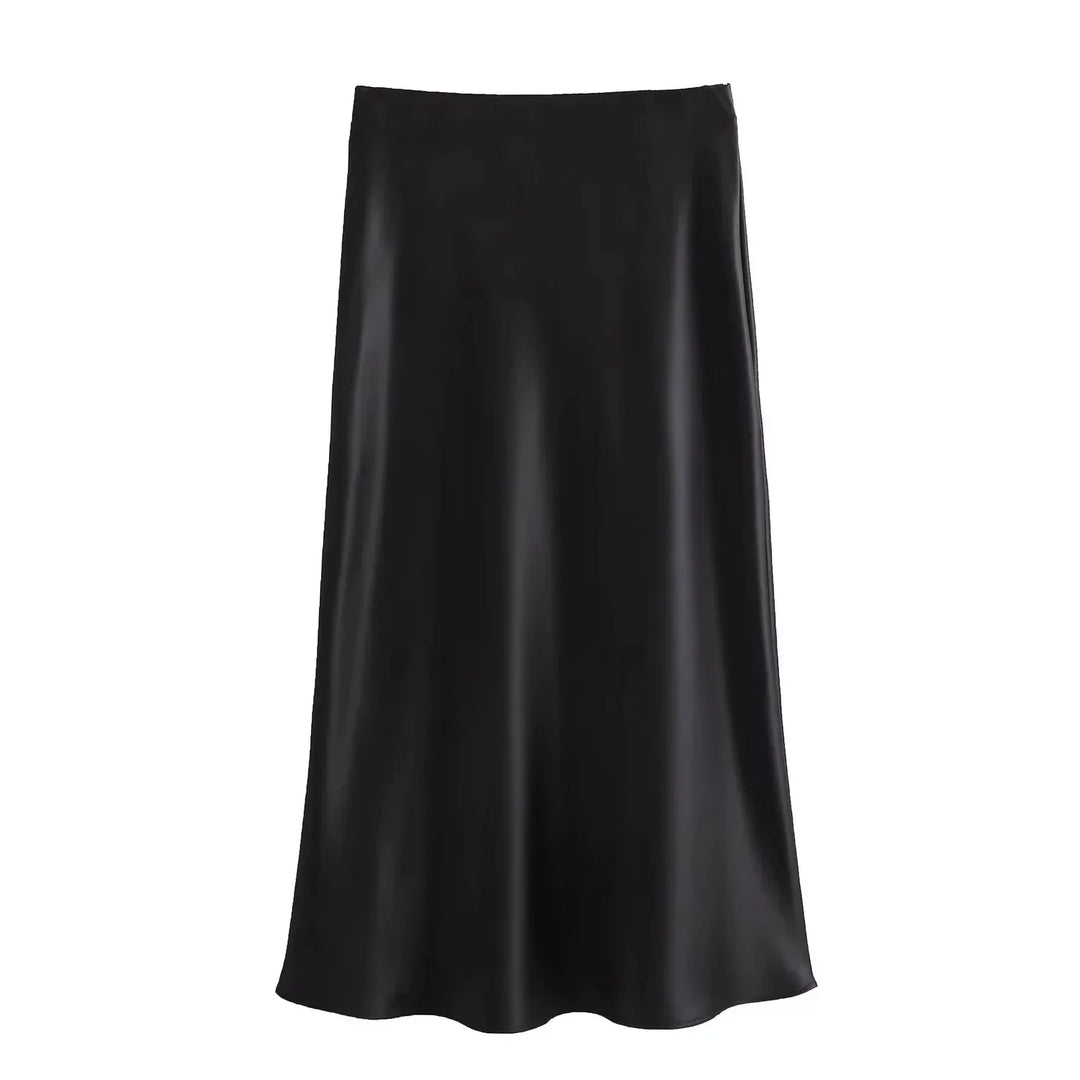Drune | Satin Maxirock Für Damen
