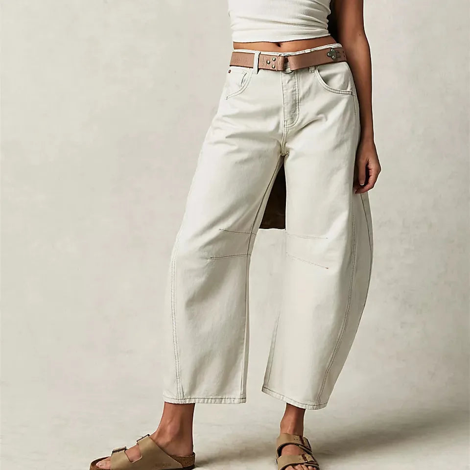 Drune | Hohe Taille Vintage-Jeans für Damen