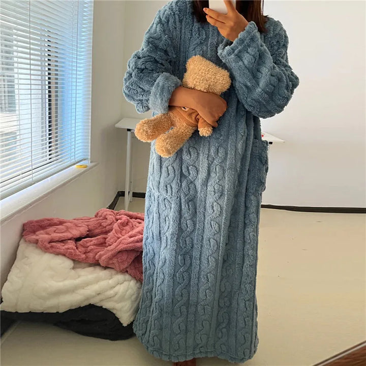 Drune | Fleece Teddy Kleid