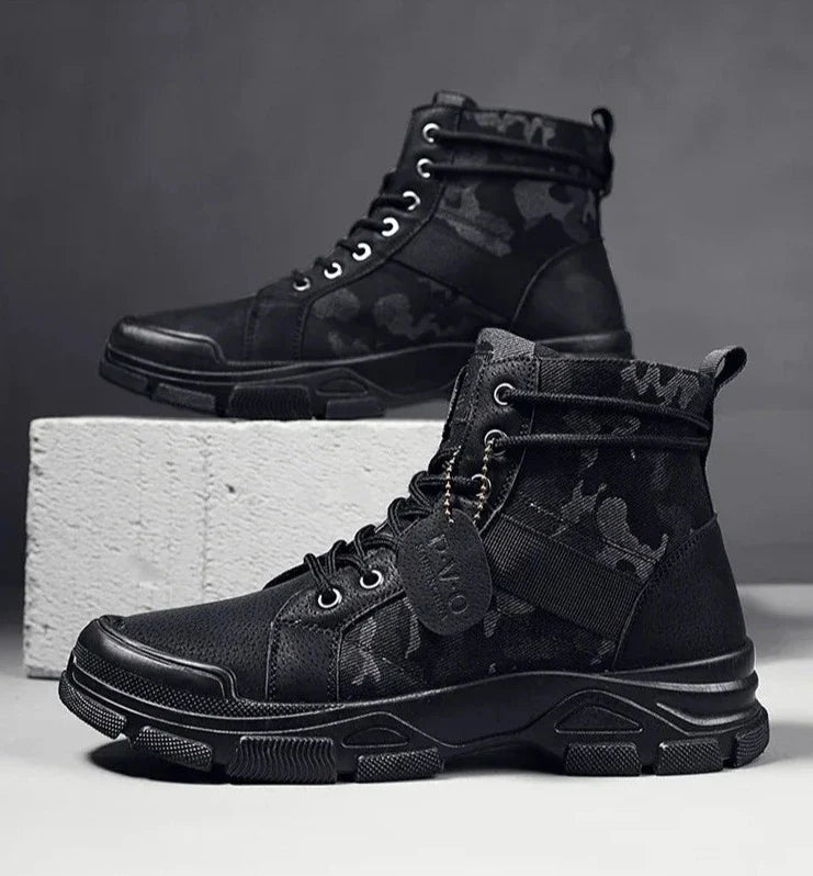 Drune | Outdoor Stiefel Mit Tarnmuster Für Herren
