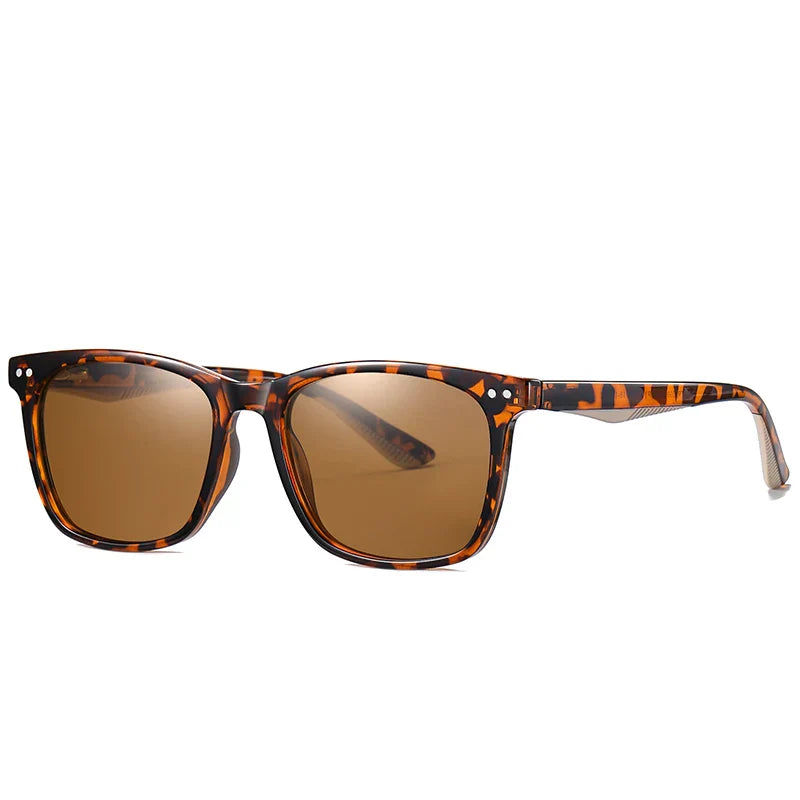 Drune | Klassische Sonnenbrille mit transparentem Rahmen