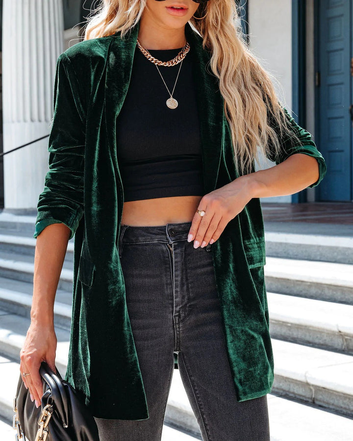 Drune | Uplifting My Way Kimono Jacke Aus Samt