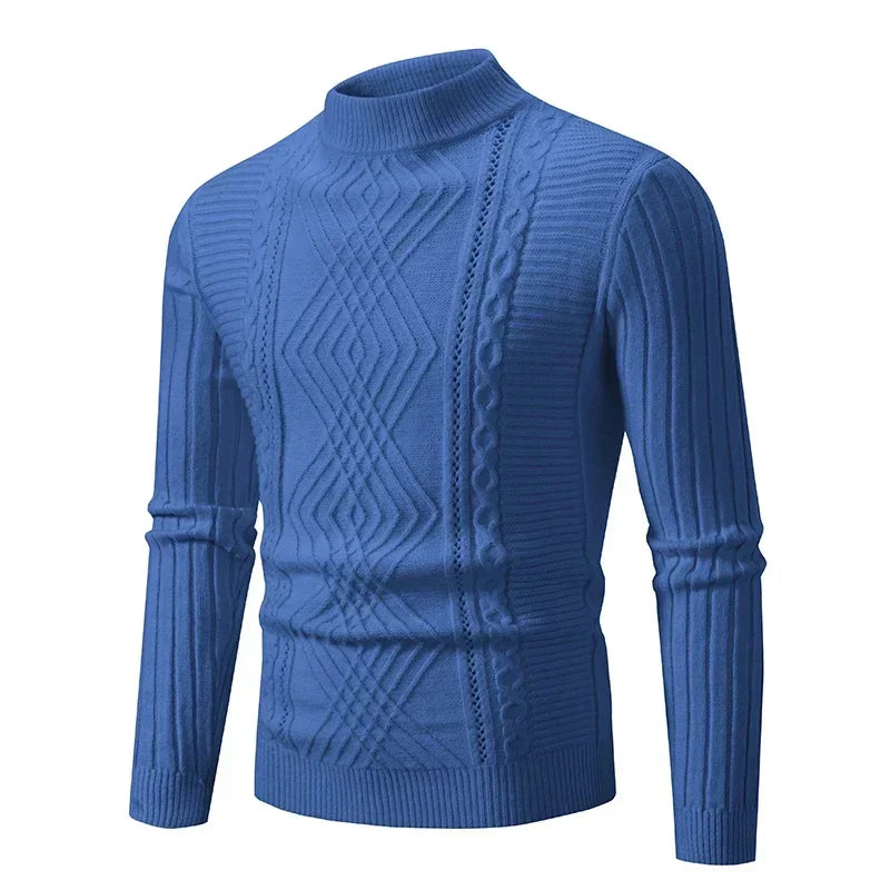 Drune | Klassischer Strickpullover mit Struktur Weich und Warm Perfekt Für Alltag und Fest