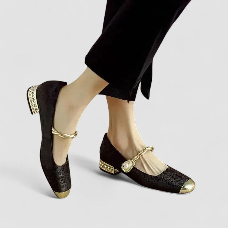 Orthopädische Mary Jane Schuhe Drune