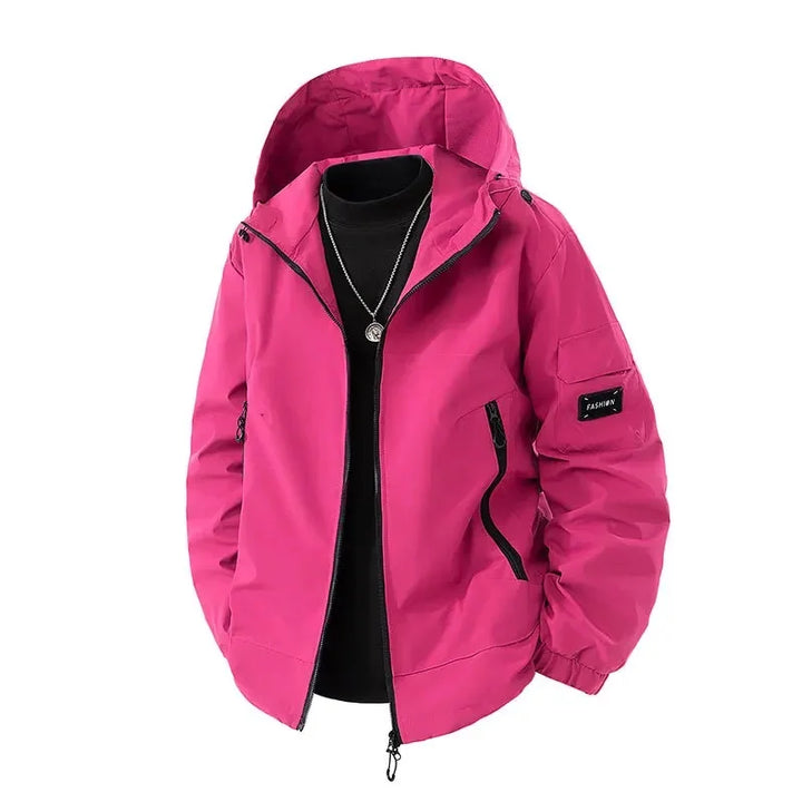 Drune | Herren Winter Skijacke Mit Kapuze - Mit Reißverschluss