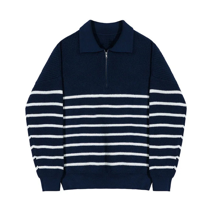 Drune | Gestreifter Strickpullover für Herren